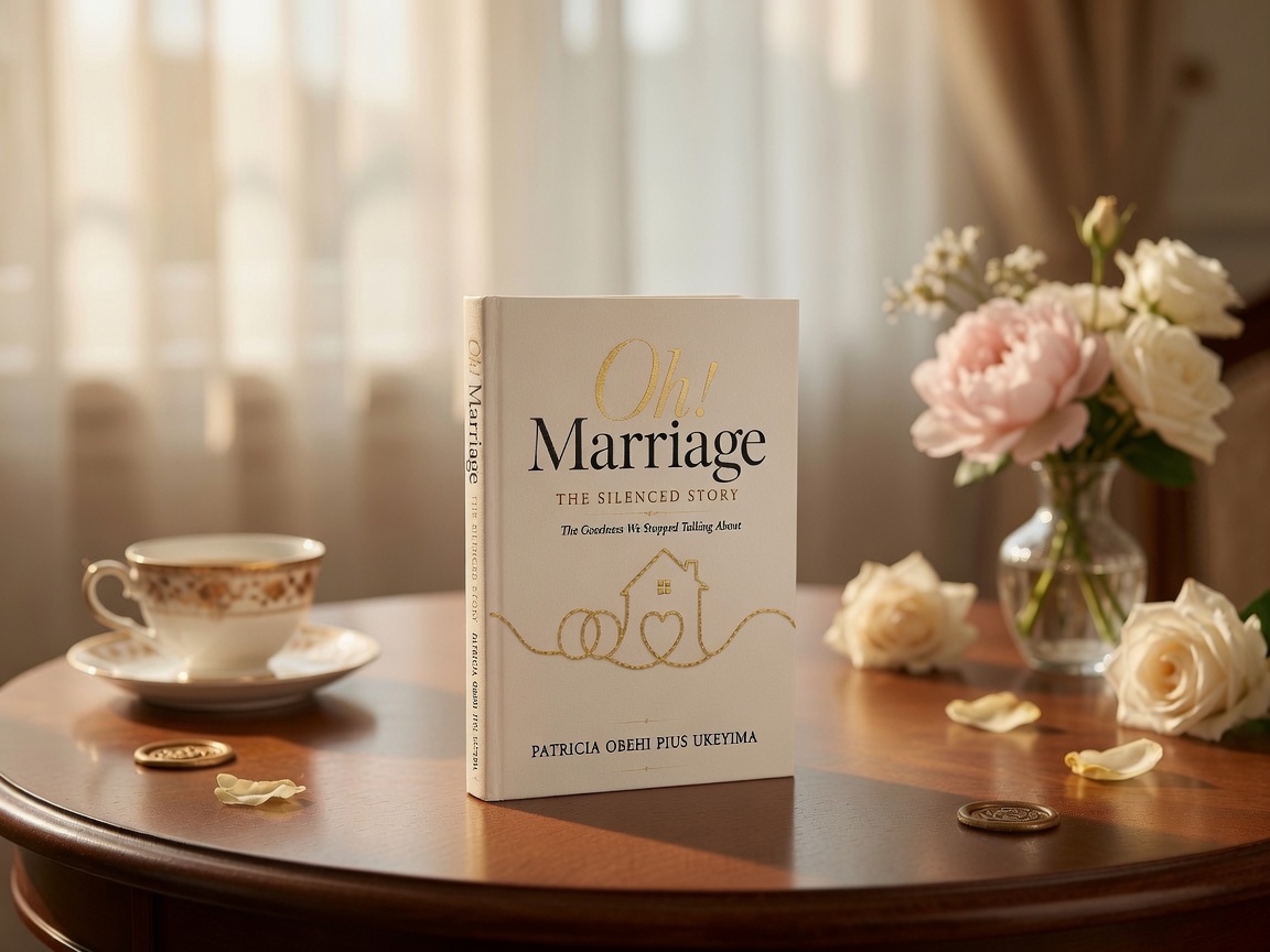 Oh! Marriage: The Silenced Story book displayed on a table